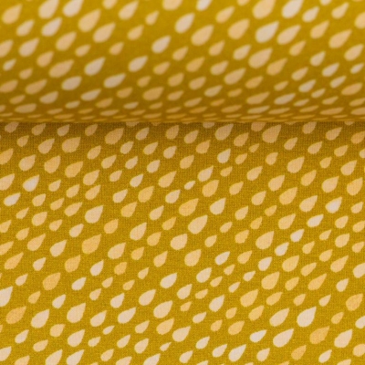 Jersey "Let´s rain again" Tropfen mustard senf